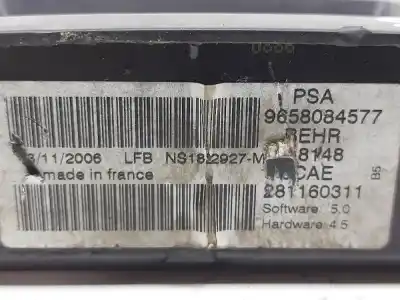 Peça sobressalente para automóvel em segunda mão comando de sofagem (chauffage / ar condicionado) por citroen c4 berlina collection referências oem iam 9658084577  281160311
