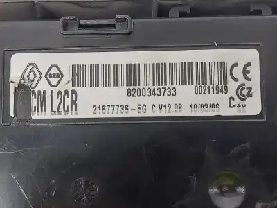 Pezzo di ricambio per auto di seconda mano modulo elettronico per renault clio iii 1.5 70cv clio iii 1.5 70cv riferimenti oem iam 8200343733  