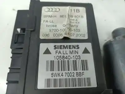 Second-hand car spare part driver left window regulator for audi a4 avant (8k5) 2.0 básico [2.0 ltr. - 110 kw 16v tdi] oem iam references 8e0837629  