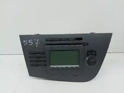 Peça sobressalente para automóvel em segunda mão sistema de áudio / rádio cd por seat leon (1p1) leon 1p1 referências oem iam 1p103515247v