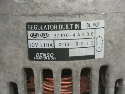 Second-hand car spare part alternator for kia sorento 2.5 crdi concept oem iam references 373004a300