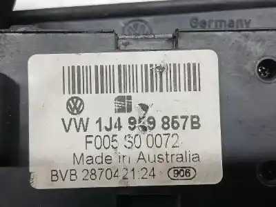Second-hand car spare part LEFT FRONT POWER WINDOW SWITCH for VOLKSWAGEN GOLF IV  OEM IAM references 1J4959857B  
