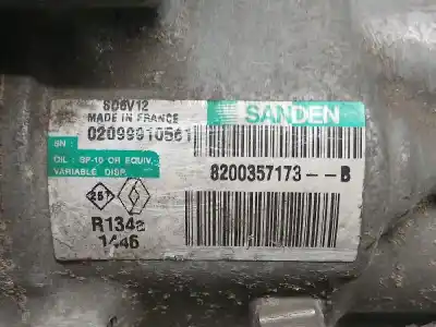 Pezzo di ricambio per auto di seconda mano compressore aria condizionata per renault grand modus authentique riferimenti oem iam 8200357173b  