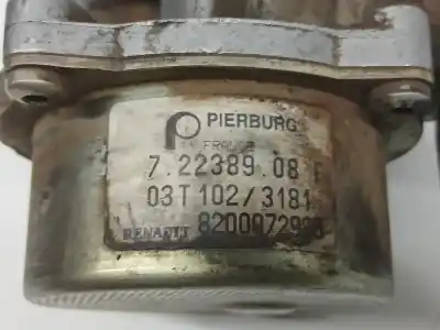 Pezzo di ricambio per auto di seconda mano Depressore Freni / Pompa Del Vuoto per RENAULT SCENIC (JA..) 1.9 dCi Century 102 CV / 75 KW Riferimenti OEM IAM 72238908F  8200072985