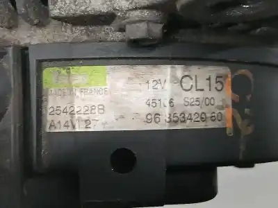 Second-hand car spare part alternator for peugeot 206 berlina xs oem iam references 9635342080  