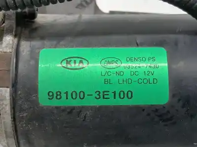 Second-hand car spare part front windshield wiper motor for kia sorento 2.5 crdi concept oem iam references 981003e100