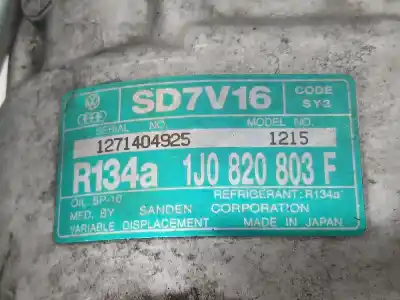 Автозапчасти б/у компрессор кондиционера воздуха за seat leon (kl1) seat leon ссылки oem iam 1j0820803f  