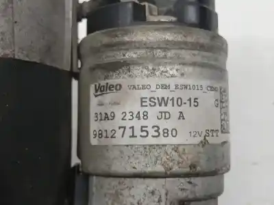 Peça sobressalente para automóvel em segunda mão motor de arranque por citroen c3 feel referências oem iam 9812715380  