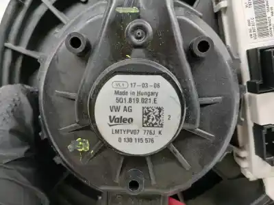 Peça sobressalente para automóvel em segunda mão ventilador de aquecimento por seat leon (5f1) 1.6 tdi referências oem iam 5q1819021e  0130115576