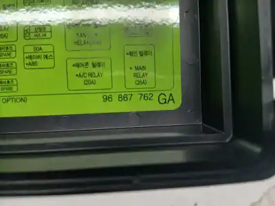 Second-hand car spare part fuse box unit for chevrolet aveo ls oem iam references 96867762ga  