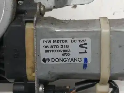 Second-hand car spare part driver left window regulator for chevrolet aveo ls oem iam references 96870316  