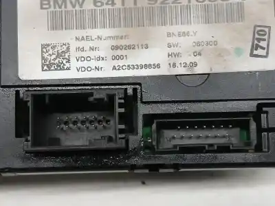 Peça sobressalente para automóvel em segunda mão comando de sofagem (chauffage / ar condicionado) por bmw x1 (e84) sdrive 18d referências oem iam 6411922185304