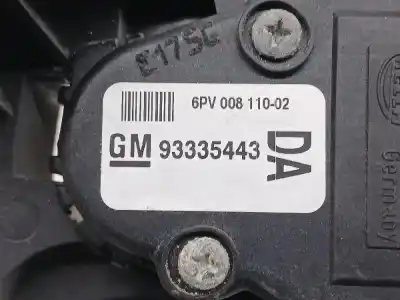Автозапчастина б/у ПЕДАЛЬ АКСЕЛЕРАТОРА для OPEL MERIVA Blue Line Посилання на OEM IAM 93335443  