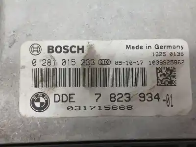 Peça sobressalente para automóvel em segunda mão centralina de motor uce por bmw mini r56 cooper referências oem iam 0281015233