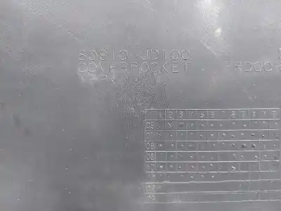 Peça sobressalente para automóvel em segunda mão forra / revestimento da porta dianteira direita por nissan qashqai2 jj10 acenta referências oem iam 80910jd100