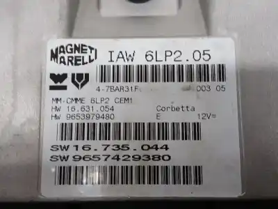 Peça sobressalente para automóvel em segunda mão centralina de motor uce por citroen c4 berlina cool referências oem iam 9653979480  9657429380