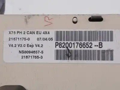 Автозапчастина б/у панель інструментів для renault kangoo (f/kc0) 4x4 expression (kc0s/v) посилання на oem iam p8200176652b  
