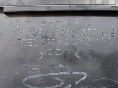 Second-hand car spare part front decorative moulding for mitsubishi l 200 k6 7 2500 td glx 4-ptas. oem iam references mr117494