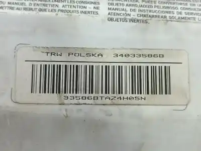 Recambio de automóvil de segunda mano de airbag delantero derecho para bmw serie 1 berlina (e81/e87) 1.6 16v cat referencias oem iam 39698286007e  