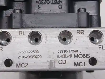 Second-hand car spare part abs for kia ceed tech 140 cv / 103 kw oem iam references 58910j7240  