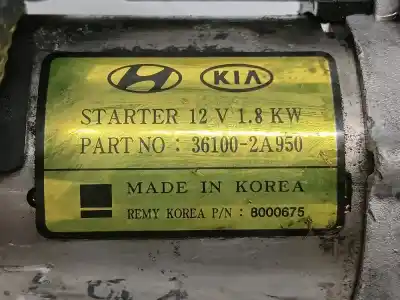 Piesă de schimb auto la mâna a doua Electromotor pentru KIA CARENS ( )  Referințe OEM IAM 361002A950  8000675