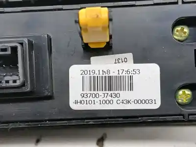 Second-hand car spare part headlights switch for kia ceed tech 140 cv / 103 kw oem iam references 93700j7430  