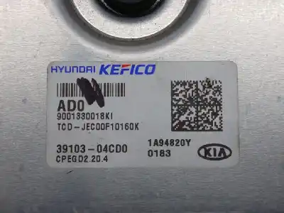 Second-hand car spare part ecu engine control for kia ceed tech 140 cv / 103 kw oem iam references 3910304cd0  