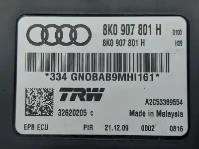 Pezzo di ricambio per auto di seconda mano modulo elettronico per audi a4 ber. (b8) basico riferimenti oem iam 8k0907801h  