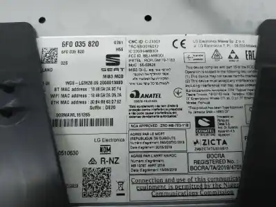 Second-hand car spare part electronic module for seat ibiza (kj1) * oem iam references 6f0035820  