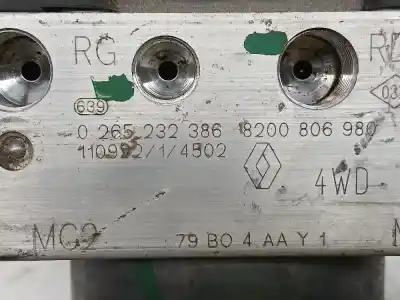 Peça sobressalente para automóvel em segunda mão ABS por DACIA DUSTER  Referências OEM IAM 0265232386  