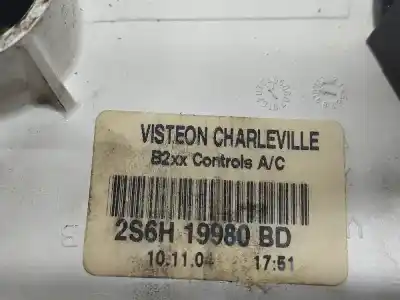 Second-hand car spare part climate control for ford fiesta (cbk) ambiente oem iam references 2s6h19980bd  