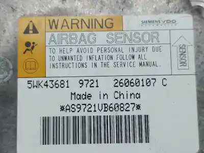 Pezzo di ricambio per auto di seconda mano centralina airbag per isuzu dmax double cab custom 4wd riferimenti oem iam 5wk43681  