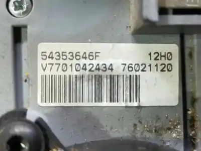 Автозапчасти б/у многофункциональное управление за renault scenic (ja..) 1.9 dci authentique 102 cv / 75 kw ссылки oem iam 7701042434  