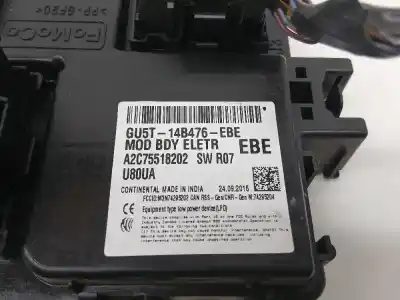 Peça sobressalente para automóvel em segunda mão caixa de fusíveis e relés por ford ka+ active referências oem iam gu5t14b476ebe  