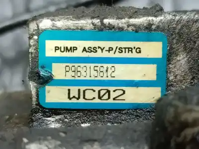 Second-hand car spare part Steering Pump for DAEWOO MATIZ SE OEM IAM references 96315612  