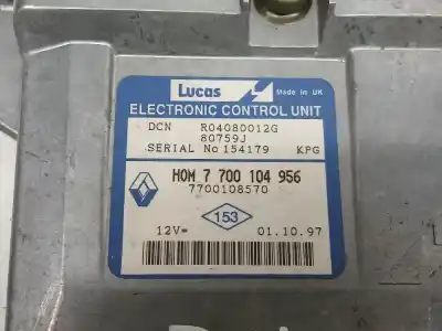Second-hand car spare part ecu engine control for renault kangoo f kc0 alize oem iam references 7700104956  7700108570