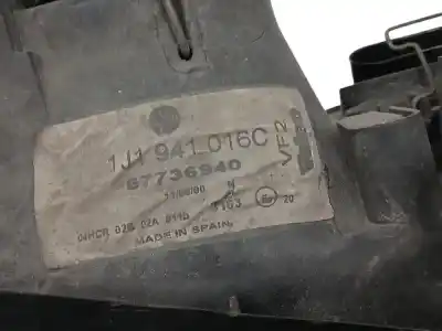 Second-hand car spare part RIGHT HEADLIGHT for VOLKSWAGEN GOLF IV BERLINA (1J1) GTI OEM IAM references 1J1941016C  