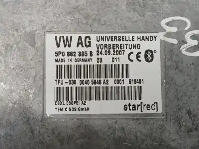 Peça sobressalente para automóvel em segunda mão CENTRALINA DE MOTOR UCE por SEAT ALTEA XL (5P5) Family Referências OEM IAM 5P0862335B  