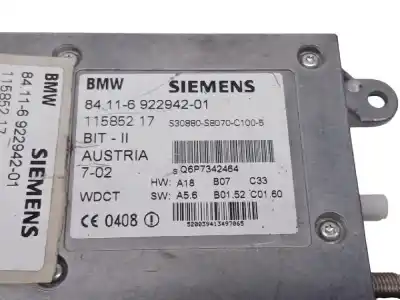 Peça sobressalente para automóvel em segunda mão módulo eletrônico por bmw x5 (e53) 3.0d referências oem iam 8411692294201  11585217