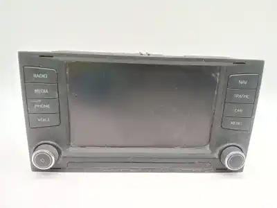 Peça sobressalente para automóvel em segunda mão display gps / multimídia por seat leon (5f1) 2.0 tdi referências oem iam 
