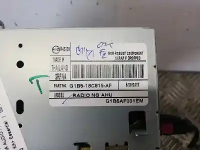 Peça sobressalente para automóvel em segunda mão sistema de áudio / rádio cd por ford ka+ essential referências oem iam g1b5-18c815-af  g1b5-18835-ae3 7ae