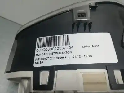 Peça sobressalente para automóvel em segunda mão quadrante por peugeot 208 access referências oem iam 1610826880  