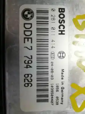 Second-hand car spare part ecu engine control for bmw x5 (e53) 3.0d oem iam references 0 281 011 414  