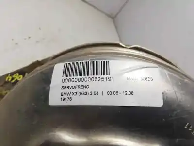 Peça sobressalente para automóvel em segunda mão servo freio por bmw x3 (e83) 3.0d referências oem iam   