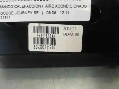 Second-hand car spare part heating / air conditioning control panel for dodge journey se oem iam references   