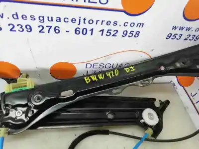 Peça sobressalente para automóvel em segunda mão elevador de vidros dianteira esquerda por bmw serie 4 gran coupe (f36) 420d referências oem iam 