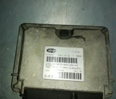 Second-hand car spare part ecu engine control for fiat panda (169) 1.2 8v dynamic oem iam references 51782647  iaw 4af.s2/hw407/20b8-whh