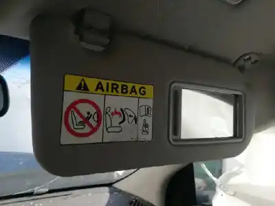 Peça sobressalente para automóvel em segunda mão para-sol direito por hyundai ix35 comfort 2wd 116 cv / 85 kw referências oem iam 