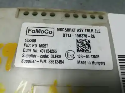 Автозапчастина б/у електронний модуль для ford c-max (ceu) trend посилання на oem iam dt1j-19h378-ce