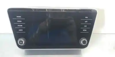 Peça sobressalente para automóvel em segunda mão módulo / sistema de navegação gps por skoda superb (3v3) active referências oem iam   